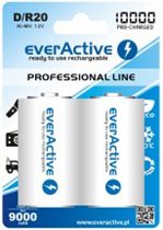EverActive R20/D 10000 mAh ready to use