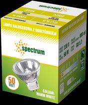 Spectrum -lampa halogenowa z odbłyśnikiem GU5,3, 230V, 50W, warm white