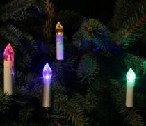 Bulinex lampki wewnętrzne LED świeczki multicolor
