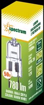 Spectrum -lampa halogenowa z filtrem UV GY6,35  12V, 50W, 780 lm, warm white