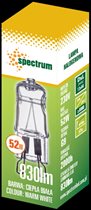 Spectrum -lampa halogenowa z filtrem UV G9, 230V, 52W, 830 lm