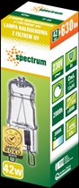 Spectrum -lampa halogenowa z filtrem UV G9, 230V, 42W, 630 lm